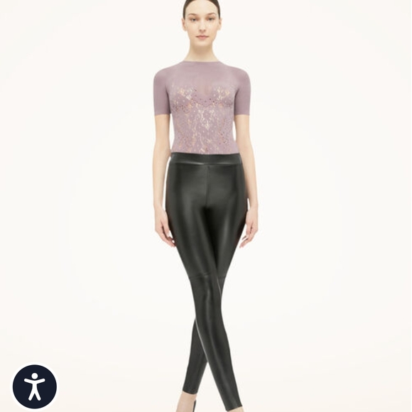 Wolford Black Estella Leggings - Picture 3 of 7